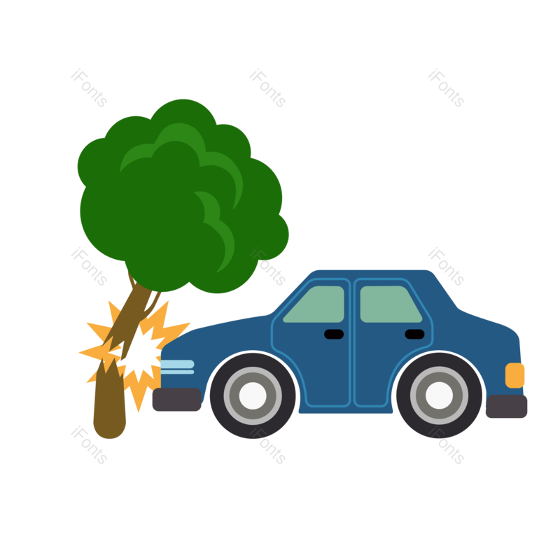 交通安全图片,交通事故元素,PNG,免抠素材